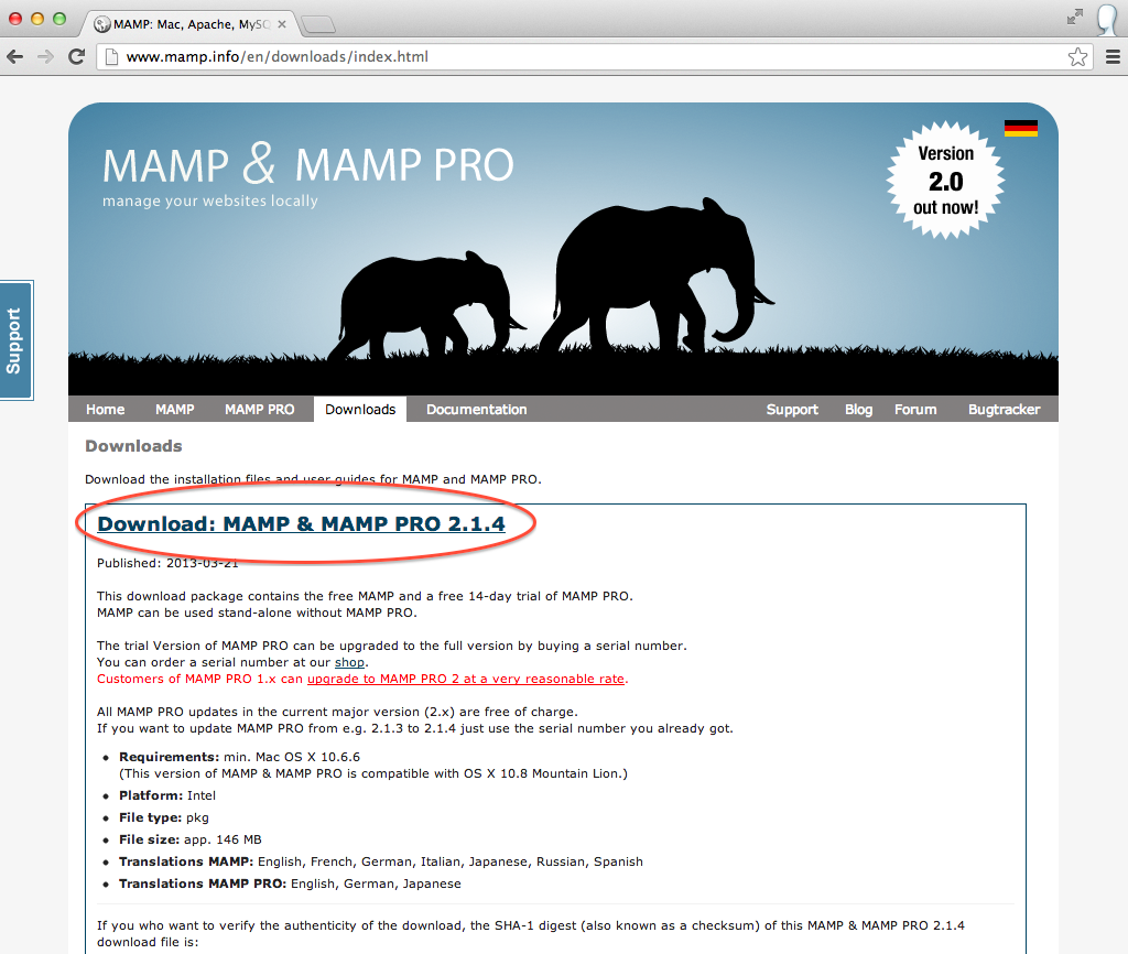 mamp pro nulled